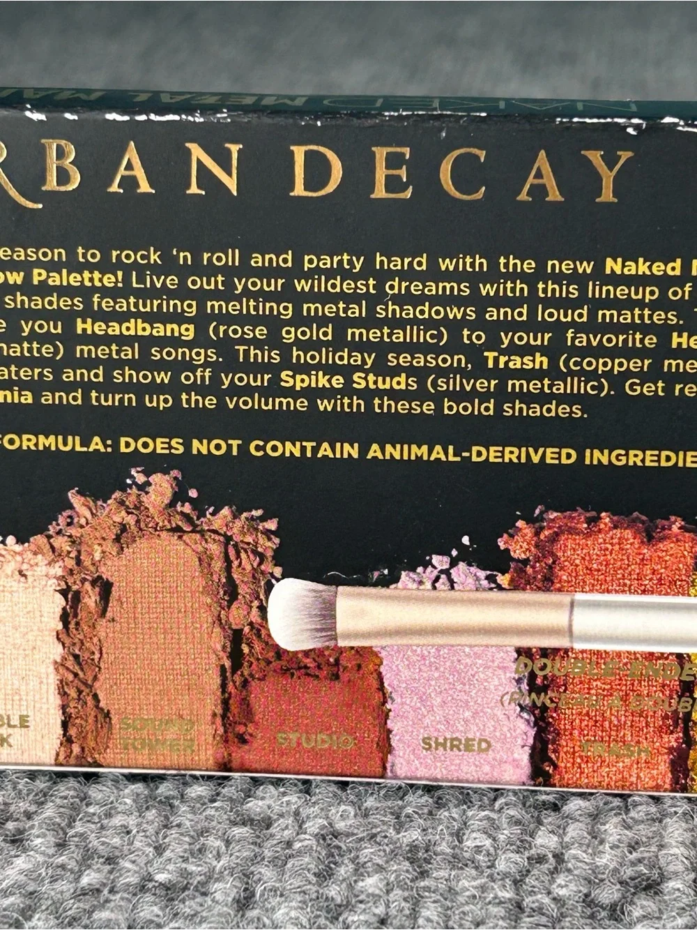 Urban Decay Naked METAL MANIA Eye Shadow Palette ~ New in Box ~ Full Size